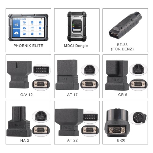 TOPDON Phoenix Elite 10.1 Inch OE-Level Scan Tool, Cloud-Based Programming, CANFD