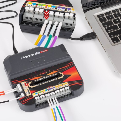 [EU Ship] FormulaFlash ECU TCU Tuning Tool for Car Bike Truck Tractor Bus Boat OBD Bench Boot Checksum Correction Read/ Modify ISN/ VIN, IMMO OFF