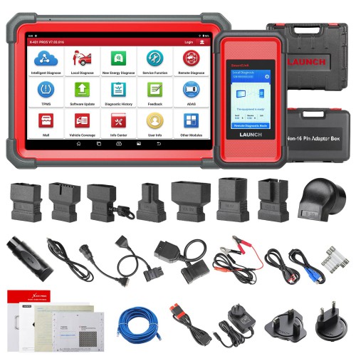Launch X431 PRO5 PRO 5 with SmartLink C2.0 Full System Diagnose J2534 ECU Programming + Launch i-TPMS Handheld TPMS Service Tool