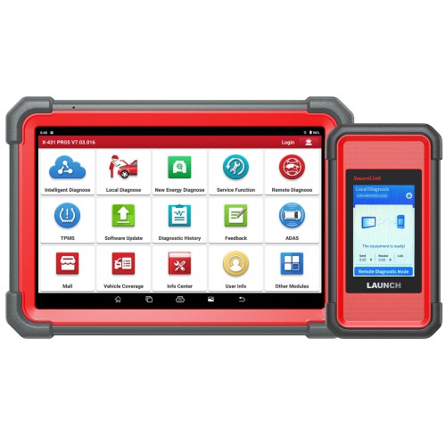 Launch X431 PRO5 PRO 5 with SmartLink C2.0 Full System Diagnose J2534 ECU Programming + Launch i-TPMS Handheld TPMS Service Tool