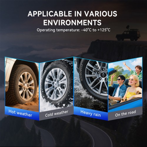THINKCAR MUCAR VENU5 Tire Pressure Sensors Support 315MHz & 433MHz Dual Frequency 4PCS/Set