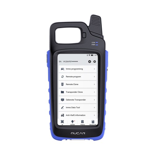 THINKCAR MUCAR KEY581 Key Programmer and Full OBD2 Diagnostics 9 Maintenance Functions Battery & Electrical Test CAN FD