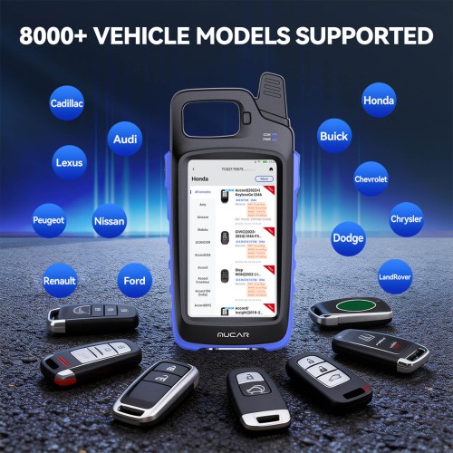 THINKCAR MUCAR KEY581 Key Programmer and Full OBD2 Diagnostics 9 Maintenance Functions Battery & Electrical Test CAN FD
