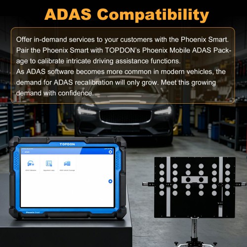TOPDON Phoenix Smart 10.1 Inch OE-Level Scan Tool, Cloud-Based Programming, Supports J2534, DoIP, CAN FD, 41 Service Functions