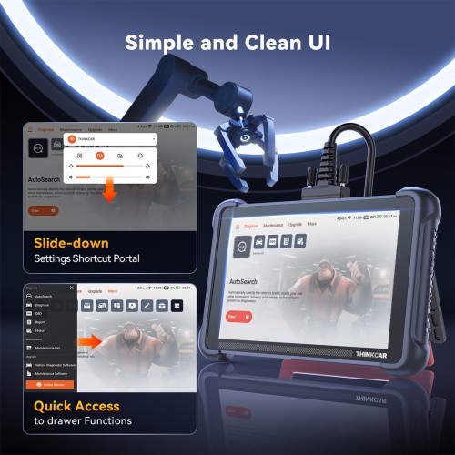 THINKCAR THINKSCAN 689 OE-Level Full System Diagnostic Supports 35+ Maintenance Functions, CAN-FD & DOIP Lifetime Free Upgrade