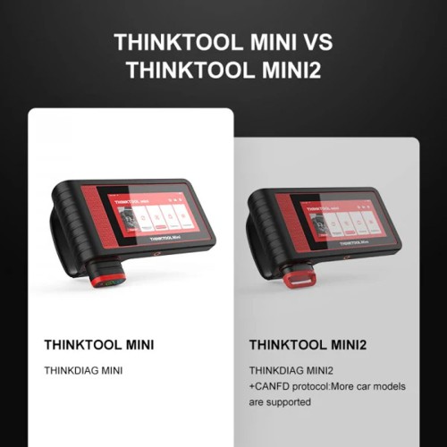 THINKCAR THINKTOOL MINI2 Full System Diagnostic Add CAN-FD, 16 Languages, 28 Maintenance Services