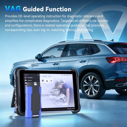 THINKCAR MUCAR 892BT PRO Bluetooth Diagnostic Scanner with AI Function, ECU Coding, Supports CANFD & DOIP & J2534, 35 Reset Functions,Topology Mapping