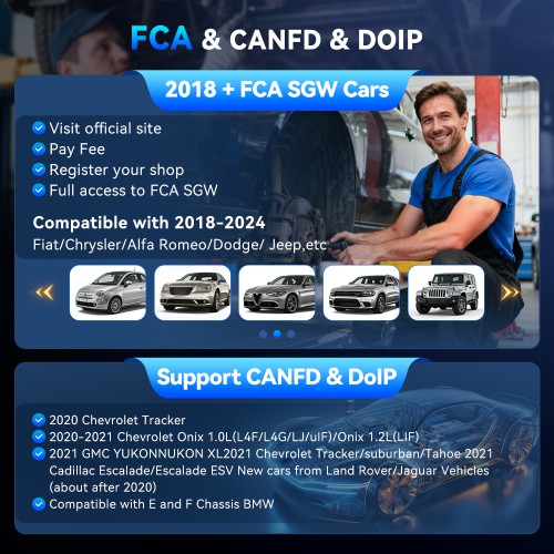 THINKCAR MUCAR 892BT PRO Bluetooth Diagnostic Scanner with AI Function, ECU Coding, Supports CANFD & DOIP & J2534, 35 Reset Functions,Topology Mapping