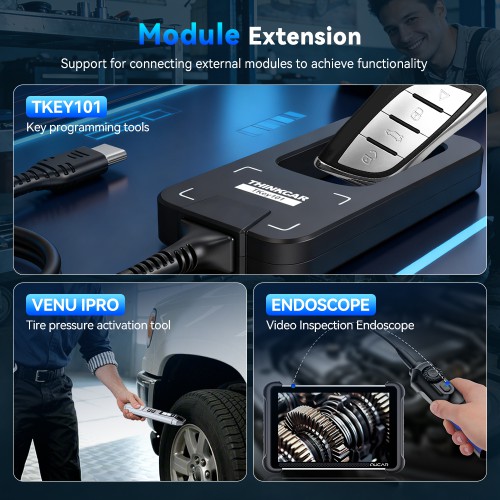 THINKCAR MUCAR 892BT PRO Bluetooth Diagnostic Scanner with AI Function, ECU Coding, Supports CANFD & DOIP & J2534, 35 Reset Functions,Topology Mapping