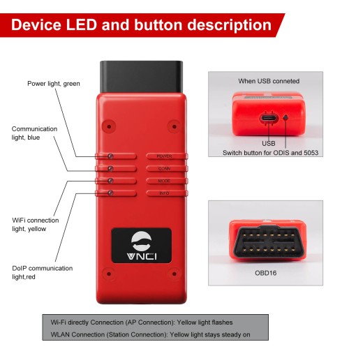 2026 VNCI 6154B Interface The Ultimate Diagnostic Tool for Audi, Skoda, and VW Vehicles Support DOIP and CANFD