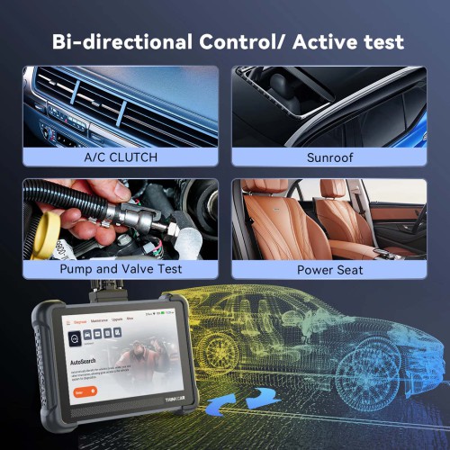 THINKSCAN 672 Diagnostic Scanner Supports CAN-FD Protocol IMMO Key Matching 28+ Reset Functions, Lifetime free update