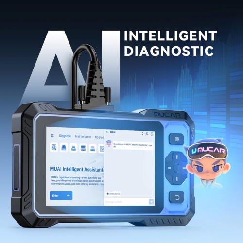 THINKCAR MUCAR 682 AI Intelligent Diagnostic Scanner, Supports CAN FD & FCA AutoAuth, 20+ Reset Functions