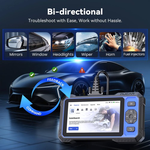 THINKCAR MUCAR 682 AI Intelligent Diagnostic Scanner, Supports CAN FD & FCA AutoAuth, 20+ Reset Functions