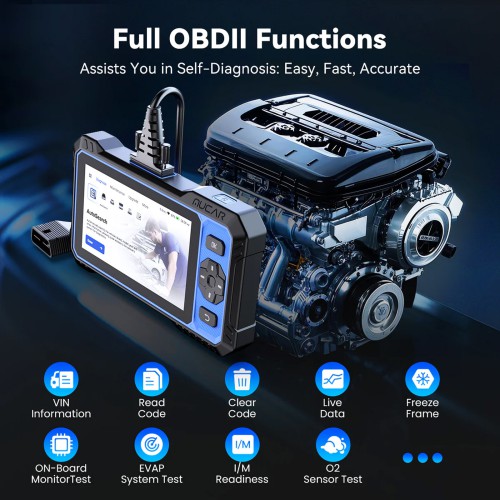 THINKCAR MUCAR 682 AI Intelligent Diagnostic Scanner, Supports CAN FD & FCA AutoAuth, 20+ Reset Functions