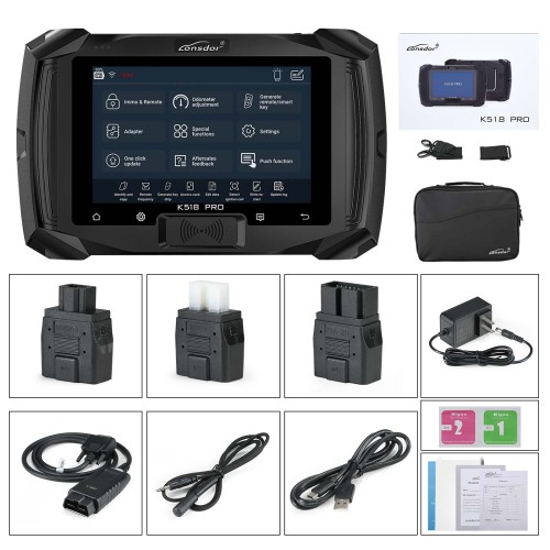 [Full Version] Lonsdor K518 PRO FCV + SUPER ADP-15 + FP-30 Cable + LT20-01 + LT20-04 + LT20-08 + FT02 PH0440B Keys