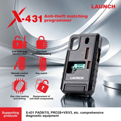 2026 LAUNCH X431 PROG5 G5 IMMO Programmer 3-in-1 IMMO Device Supports Key Matching, 5C 5D Key Programming, ECU/TCU Cloning & Writing Upgrade of XPROG3