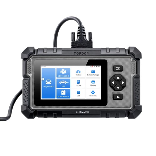 2026 Topdon ArtiDiag 500 AD500 Four System Diagnostic Scanner 6 Service Functions Battery Test, Lifetime Free Update