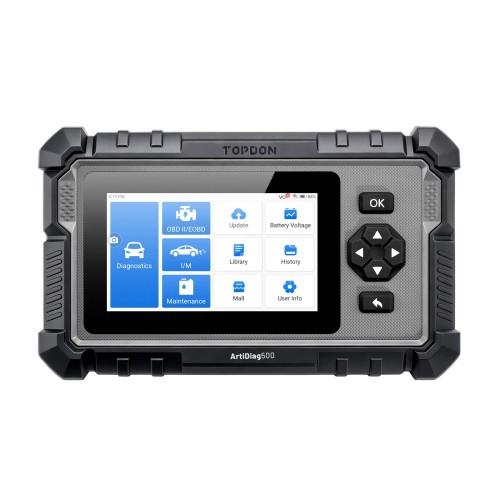 2026 Topdon ArtiDiag 500 AD500 Four System Diagnostic Scanner 6 Service Functions Battery Test, Lifetime Free Update