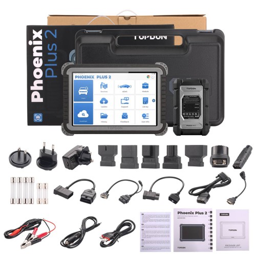[EU Ship] TOPDON Phoenix Plus 2 Online ECU Coding & Configuration Flashing, Bidirectional with Topology Map, CANFD, 42+ Services, FCA AutoAuth