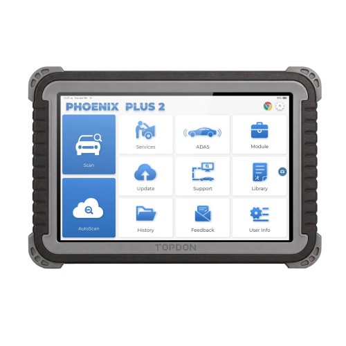 [EU Ship] TOPDON Phoenix Plus 2 Online ECU Coding & Configuration Flashing, Bidirectional with Topology Map, CANFD, 42+ Services, FCA AutoAuth