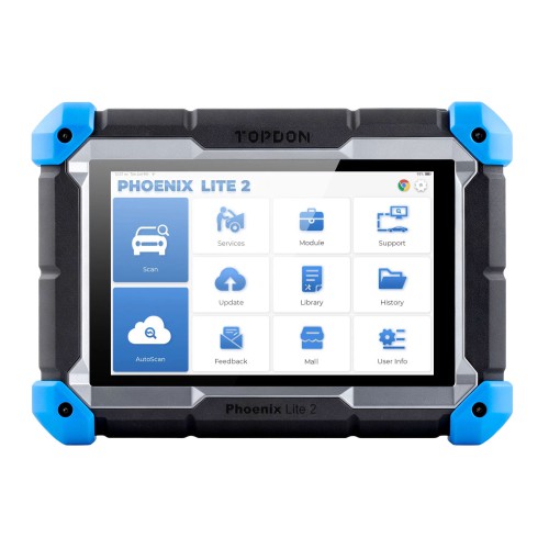 TOPDON Phoenix Lite2 OE-Level Scan Tool, 8 Inch Bi-Directional Controls, 35 Service Functions