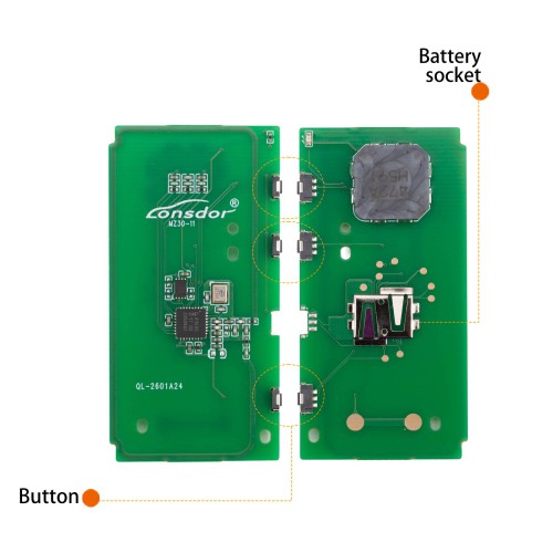 LONSDOR MZ30-14 Remote Key Supports ID49 315MHz 433.92MHz for Mazda