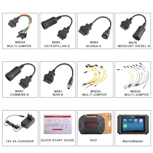 OBDSTAR MarineMaster C, D Configuration for Inboard/ Generator Intelligent Diagnosis