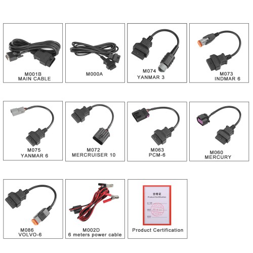 OBDSTAR MarineMaster C, D Configuration for Inboard/ Generator Intelligent Diagnosis