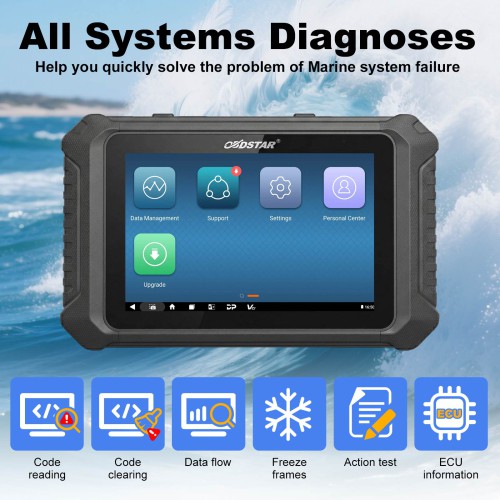 OBDSTAR MarineMaster C, D Configuration for Inboard/ Generator Intelligent Diagnosis