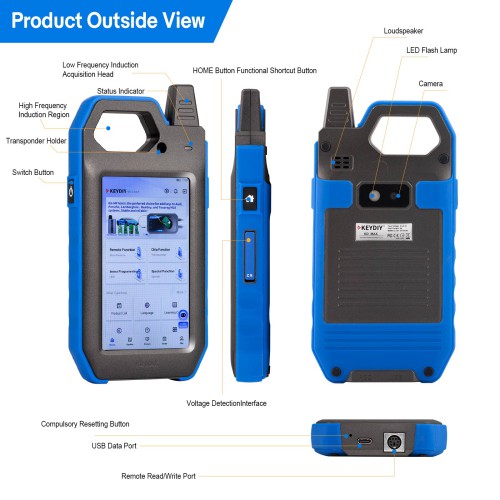 [US Ship] [Second-Handed] 90% New KEYDIY KD-MAX Android Smart Device 5.0 Inch Screen with WiFi & Bluetooth