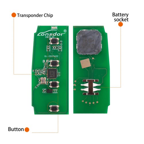 LONSDOR GW30-01 Remote Key for Great Wall