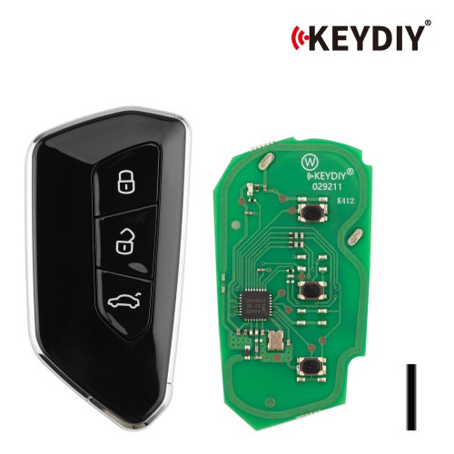 5pcs/lot KEYDIY KD ZB25-3 Universal Smart Remote Key 3 Buttons for VW Type