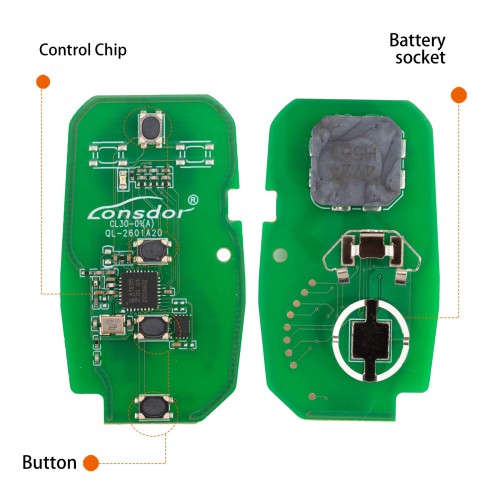 LONSDOR CL30-01/CL30-02/CL30-03 Remote Key 3 Buttons/4 Buttons/5 Buttons Supports ID46 ID49 ID4A 315MHz 433.92MHz for Chevrolet