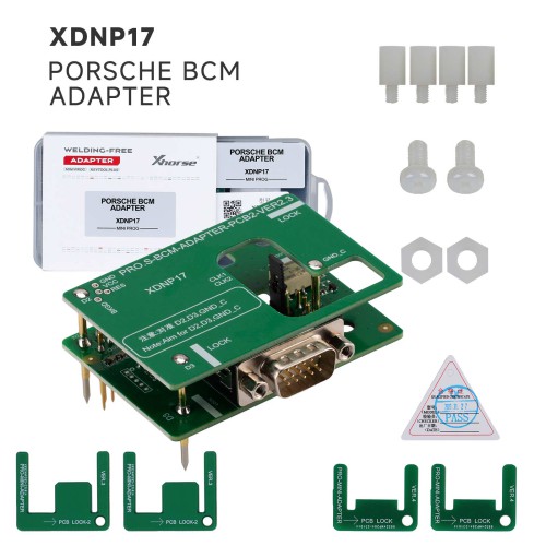 Xhorse XDNP17 Solder-free Adapters for Porsche MINI PROG and Key Tool Plus