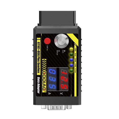 GODIAG GT107+ DSG Plus Gearbox Data Adapter with 7 Pieces of Godiag Gearbox Adapters for V30, DQ200, DQ250, DQ500, VL300, VL381, DL510