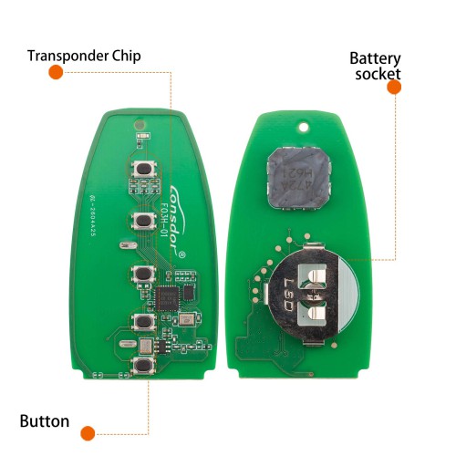 LONSDOR FO3H-0C High Frequency Remote Key for Ford Supports ID46 ID49, 868/902MHZ