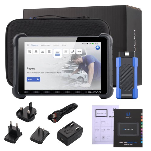 THINKCAR MUCAR 892BT PRO Bluetooth Diagnostic Scanner with AI Function, ECU Coding, Supports CANFD & DOIP & J2534, 35 Reset Functions,Topology Mapping