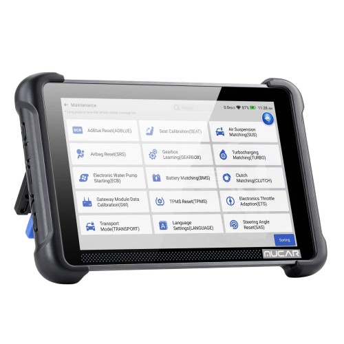 THINKCAR MUCAR 892BT PRO Bluetooth Diagnostic Scanner with AI Function, ECU Coding, Supports CANFD & DOIP & J2534, 35 Reset Functions,Topology Mapping