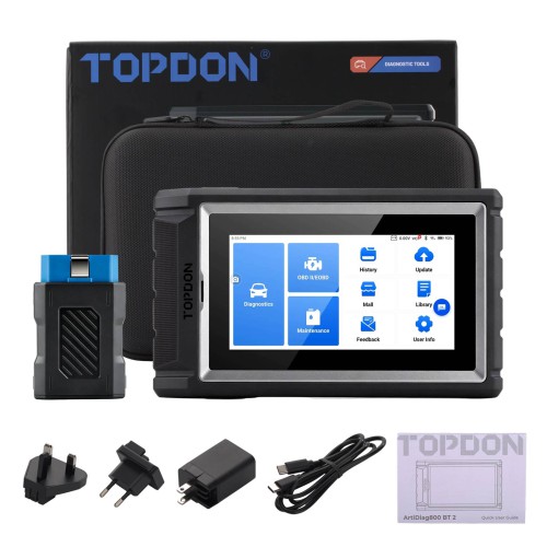 [Lifetime Free Update] TOPDON ArtiDiag 800BT Full Systems Diagnoses, 28+ Reset Services AutoVIN/ABS Bleeding/IMMO/SAS/BMS/EPB/TPMS/Oil Reset