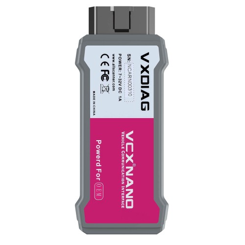 [EU Ship No Tax] VXDIAG VCX Nano For Renault All Systems Diagnostic Tool J2534 ECU Coding & Programming