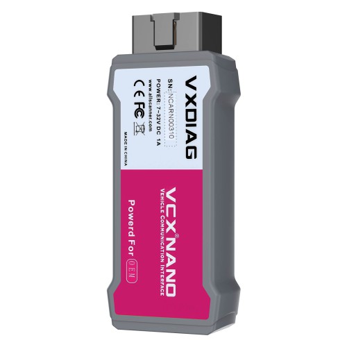 [EU Ship No Tax] VXDIAG VCX Nano For Renault All Systems Diagnostic Tool J2534 ECU Coding & Programming