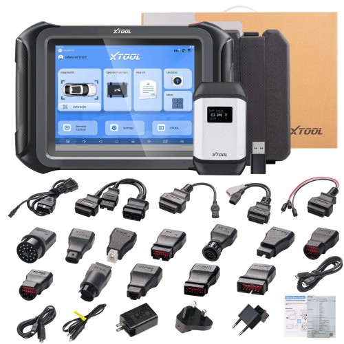 XTOOL D9 MAX Scanner J2534 Reprogramming, Bidirectional, Key IMMO, Topology Mapping, 45+ Resets, ECU Coding, Online Program, FCA/DoIP/CAN FD