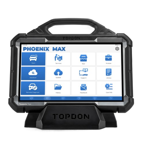 TOPDON Phoenix Max With 13.3 Inches Screen, Supports 4-channel Oscilloscope, ADAS Compatibility, Topology Mapping, J2534, DoIP, CanFD, D-PDU, RP1210