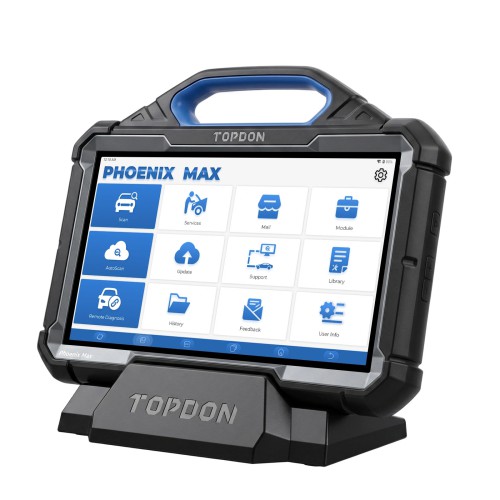 TOPDON Phoenix Max With 13.3 Inches Screen, Supports 4-channel Oscilloscope, ADAS Compatibility, Topology Mapping, J2534, DoIP, CanFD, D-PDU, RP1210