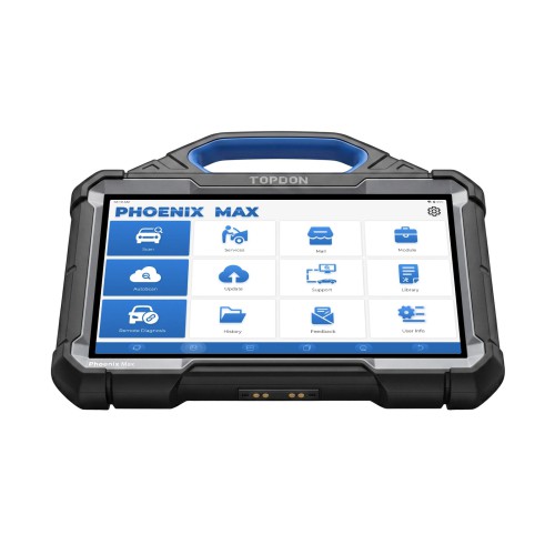 TOPDON Phoenix Max With 13.3 Inches Screen, Supports 4-channel Oscilloscope, ADAS Compatibility, Topology Mapping, J2534, DoIP, CanFD, D-PDU, RP1210
