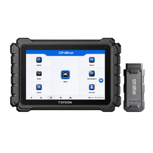 TOPDON ONE Moto Diagnostic Scanner for Motorcycles, ATVs and Marine Vehicles, 2 Years Free Updates, 45 Languages