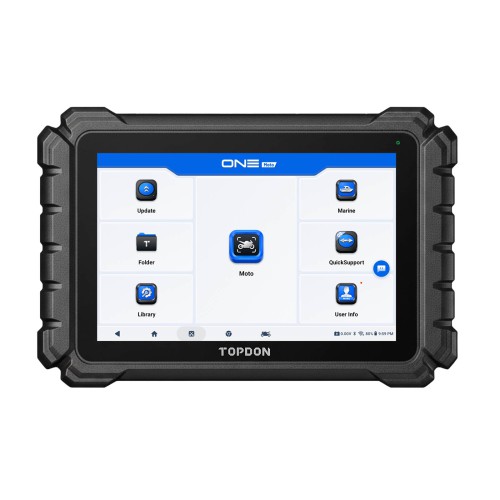 TOPDON ONE Moto Diagnostic Scanner for Motorcycles, ATVs and Marine Vehicles, 2 Years Free Updates, 45 Languages