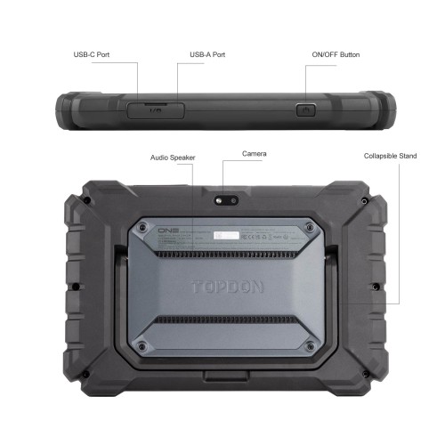 TOPDON ONE Moto Diagnostic Scanner for Motorcycles, ATVs and Marine Vehicles, 2 Years Free Updates, 45 Languages