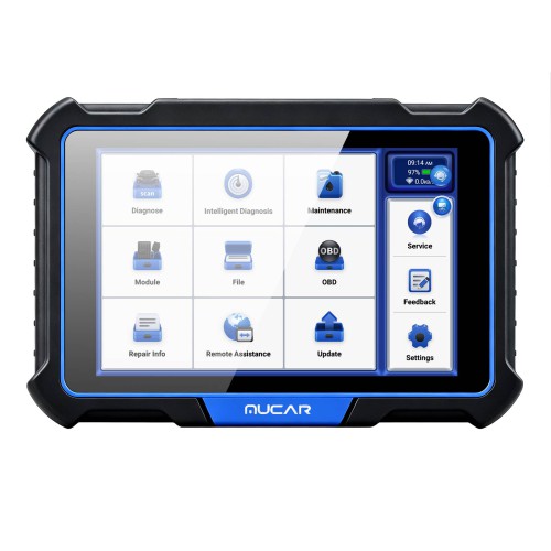 THINKCAR MUCAR VO8 ECU Coding & OE-level Full System Diagnostic, Auto VIN, with 9450mAh Battery & 8MP Camera Support 34+ Maintenance Functions