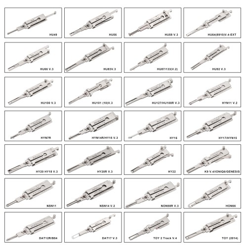 Original LISHI 2-in-1 Pick & Decoder Set, 112 Pieces
